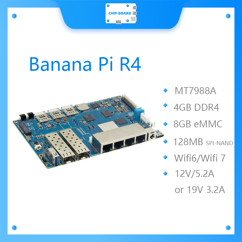 Banana Pi BPI R4 Wifi 7-bord m - Bananapi Bpi R4 Wifi 7 recensie en prijs